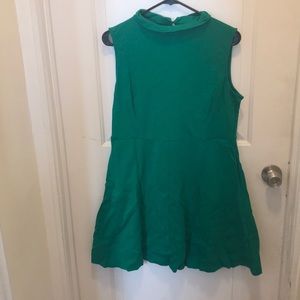 EUC GREEN SKATER DRESS-IT HAS POCKETS!
